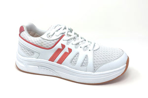 FITec 9330 White - Lady's Added-Depth Light Mesh Walking Shoe