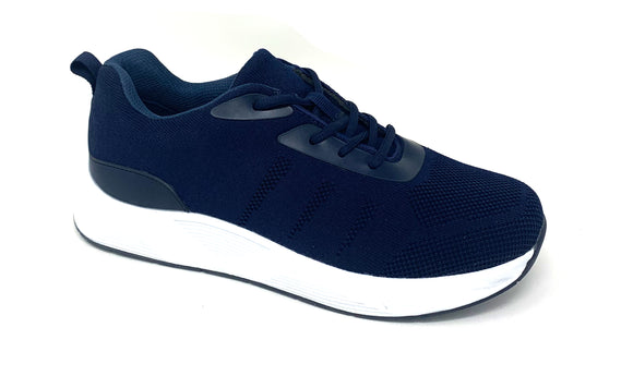 FITec 9711 Navy - Men's Extreme Light Weight Knitted Walking Shoe