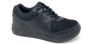 FITec 9720 Black - Men's Added-Depth Light Mesh Lace Walking Shoe