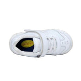 Mt. Emey 3301-3L White - Children Straight Last Athletic Shoes With Elastic Laces - Shoes