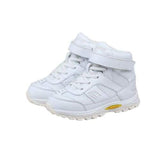 Mt. Emey 3305-3H White - Children Straight Last Athletic Boots With Elastic Laces - Shoes