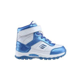 Mt. Emey 3305-6H White/navy Blue - Children Straight Last Athletic Boots With Elastic Laces - Shoes