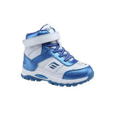 Mt. Emey 3305-6H White/navy Blue - Children Straight Last Athletic Boots With Elastic Laces - Shoes