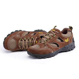 Mt. Emey 9708-2L Brown - Mens Extreme-Light Athletic Walking Shoes - Shoes